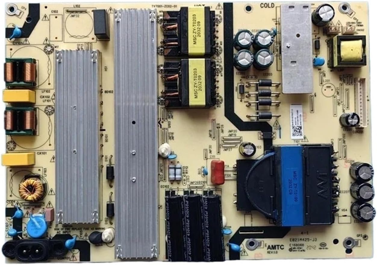 TV Power Supply Board TV7001-ZC02-01 Replacement Part, Compatible With LT-75MAW605 LT-70MAW795 WR75UX4200, 514C7001M21 REV 1.0 Circuit