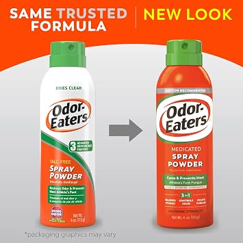 Odor-Eaters Foot Spray Powder 4 Oz