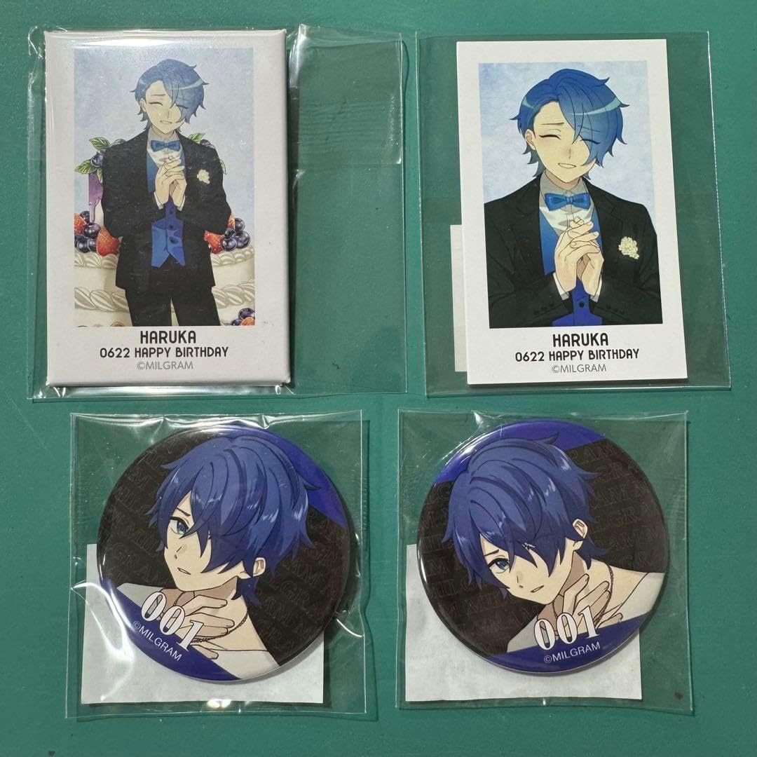 希少 レア MILGRAMミルグラム バースデー 缶バッジ ハルカ
