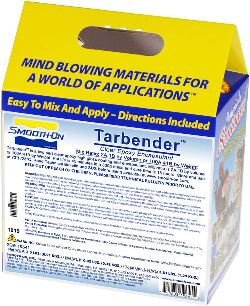 Smooth-On Tarbender - High Gloss Clear Coating and Encapsulant - Pint Unit