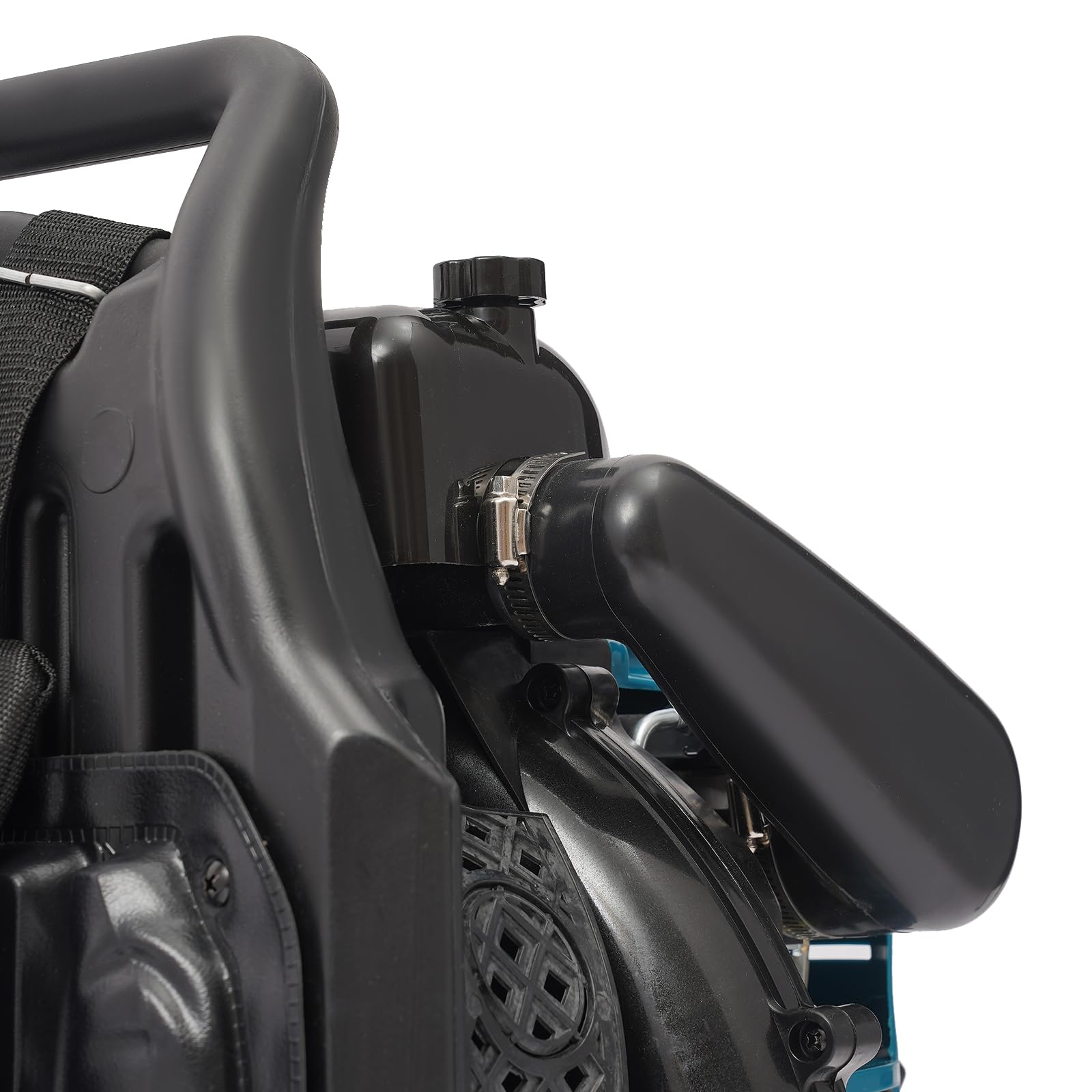 Soffiatore per foglie a benzina ritrattabile, 75,6 cc, 2600 W, velocità 7000 giri/min, volume d'aria 498 ft ³/s, raffreddatore ad aria, soffiatore a 4 tempi, per foglie, polvere, sabbia, neve