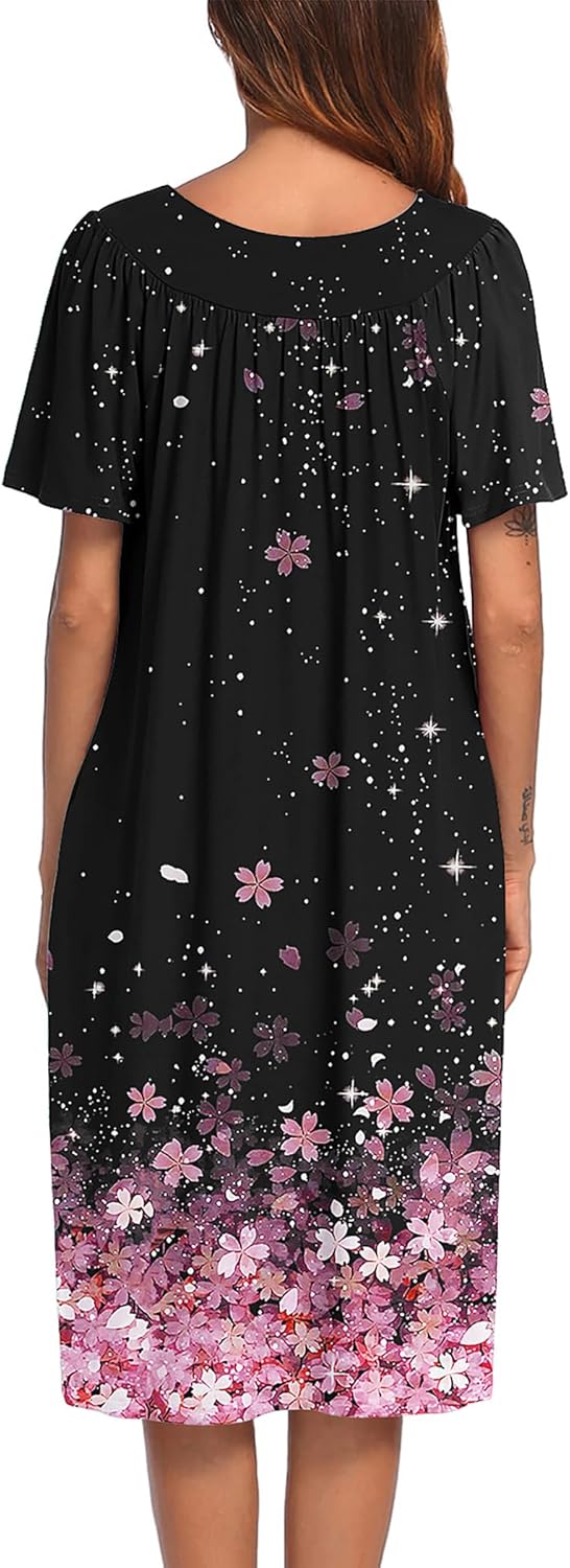 Ekouaer Women's House Dress with Pockets - Image 5