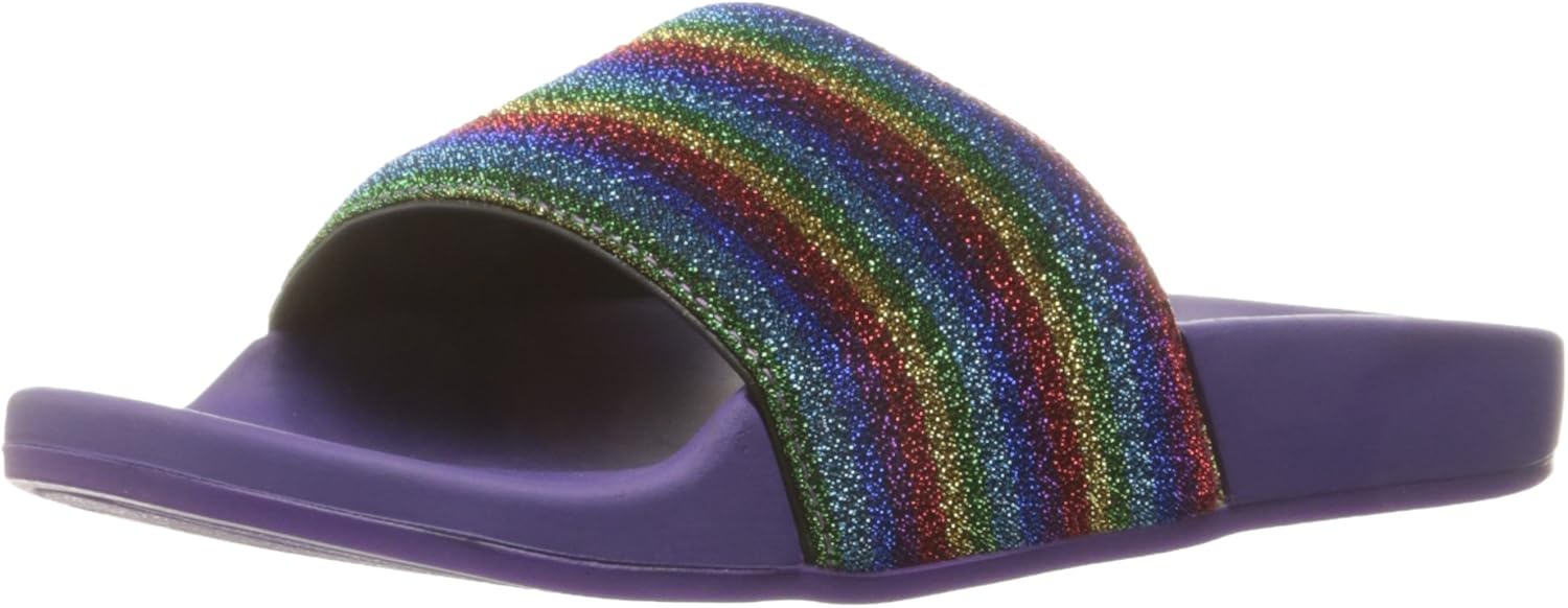 Marc Jacobs Women's Cooper Sport Slide Slipper, Purple Multi, 37 EU/7 M US