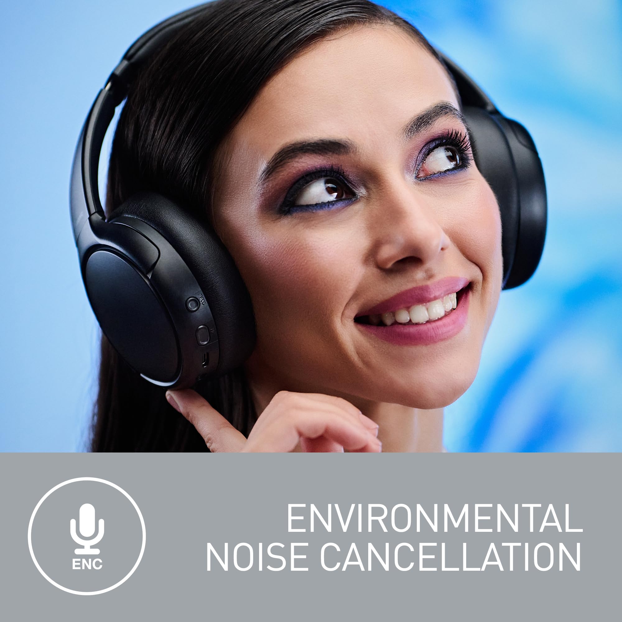 Panasonic M600B, Cuffie Wireless con Hybrid ANC, Modello Over-Ear Girevole, Bluetooth 5.3, Microfono Integrato, Fino a 65 Ore di Riproduzione, XBS Deep, USB-C, Nero