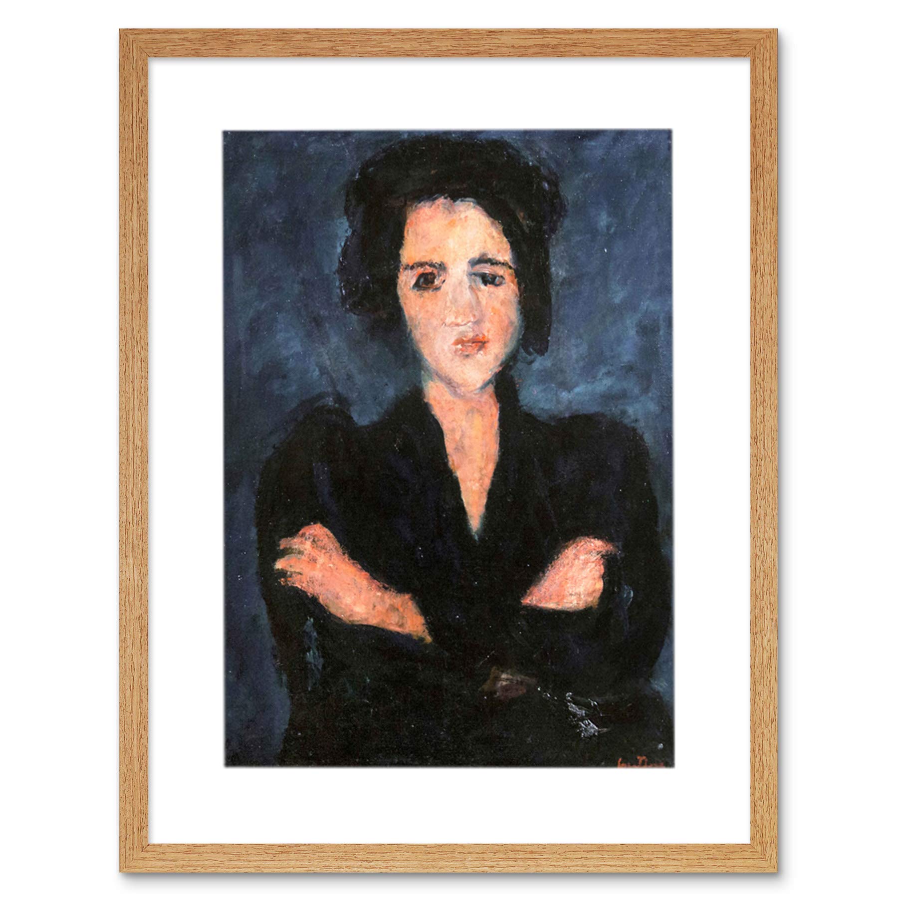 Wee Blue Coo Chaim Soutine Portrait Eva Framed Wall Art Print
