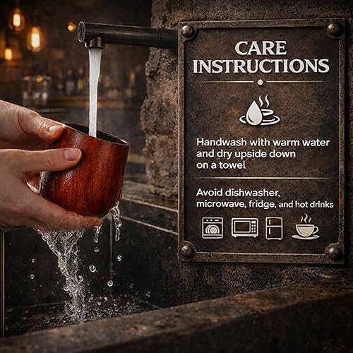 Miniatura 7 de Paquete de 2 Vasos de Whisky de Madera Carbonizada – Vasos de Bourbon para Hombres con Interior Quemado – Copas de Cóctel Old Fashioned – Regalos