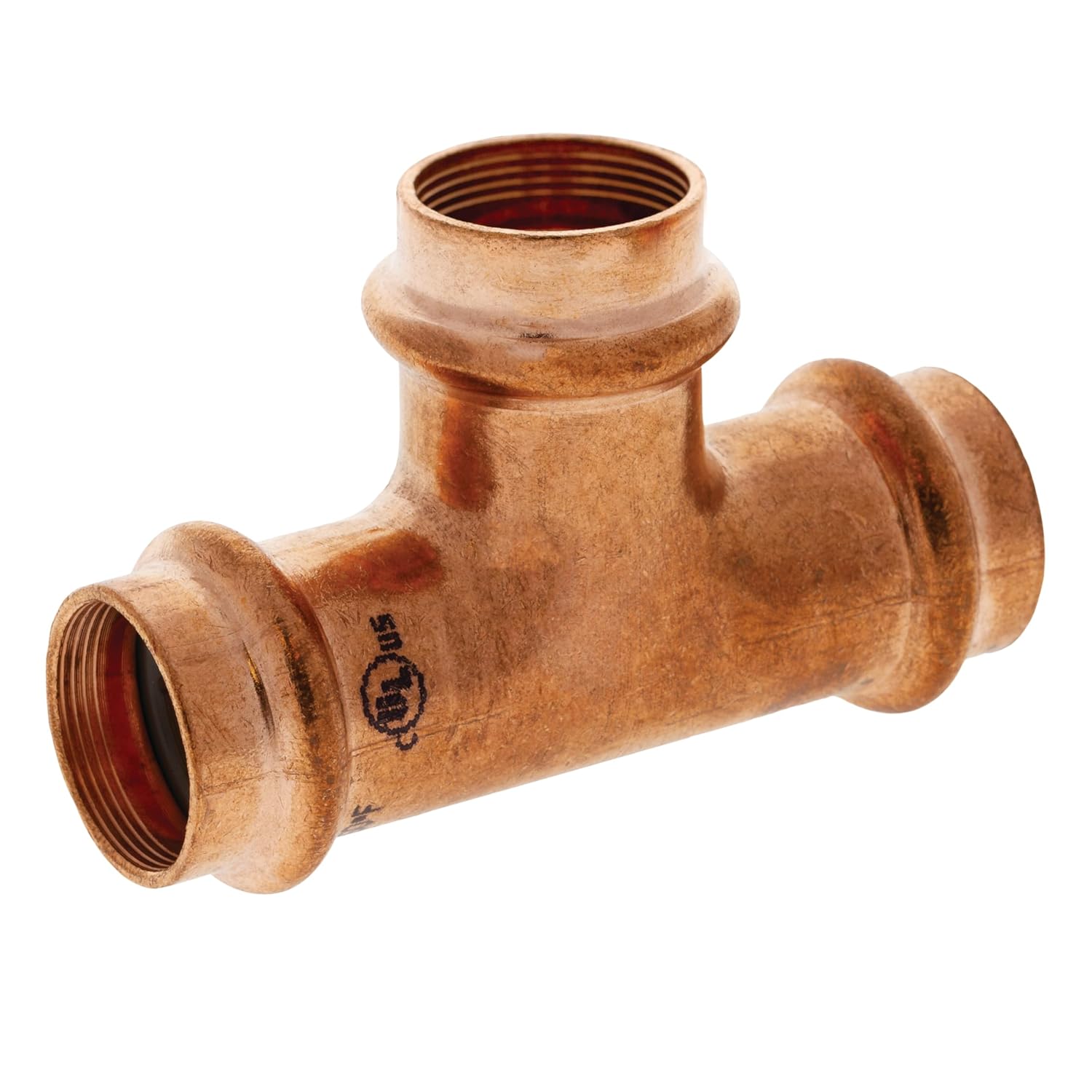 NIBCO PC9611, 3/8 in. OD (Outer Diameter) Press Tee Copper Fitting