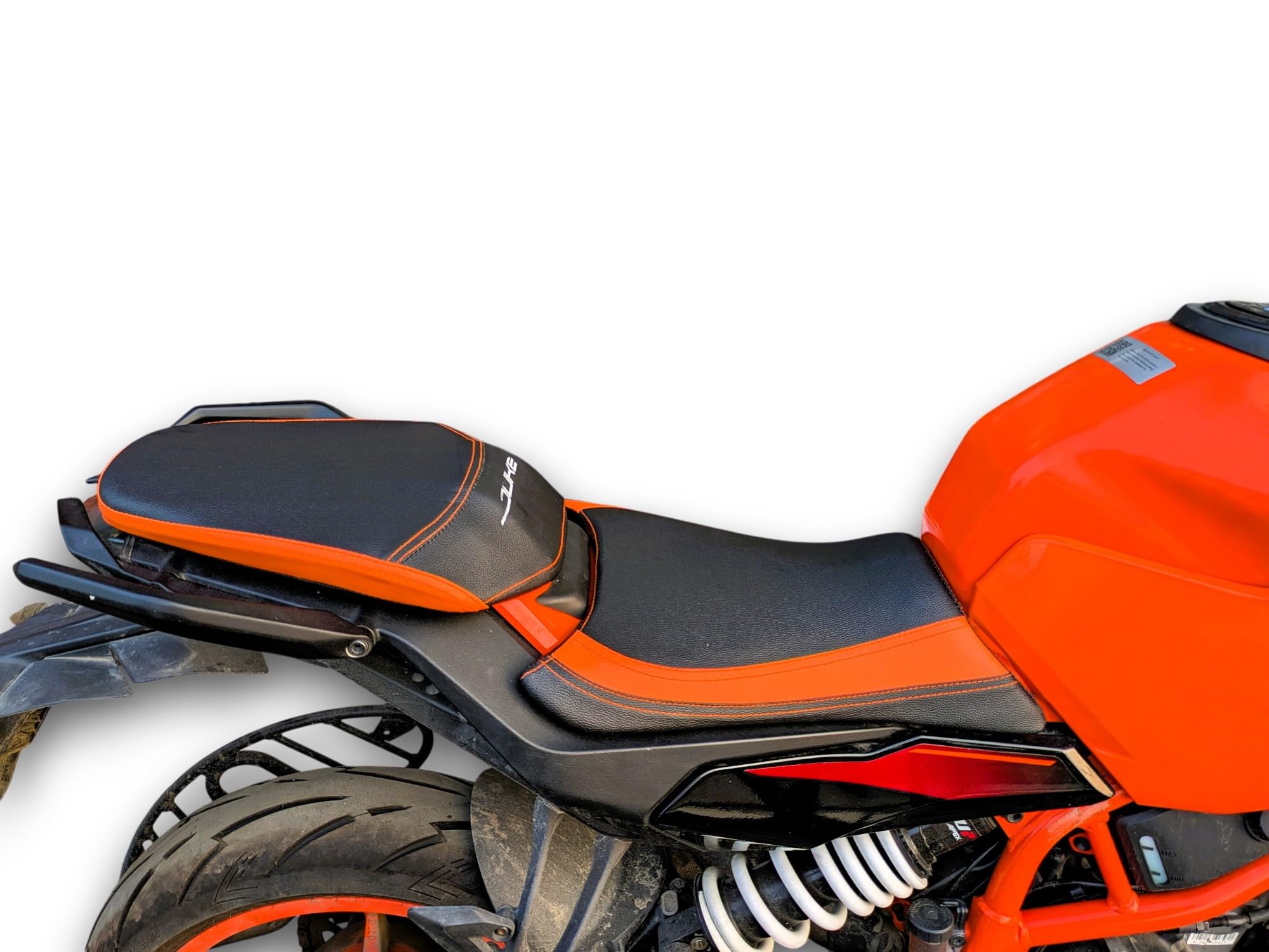 390 Duke R SEAT Cover,PU Leather,Double Stitched,Soft Touch,Water Proof.Double Nylon Stitch.Black Colour-image-17