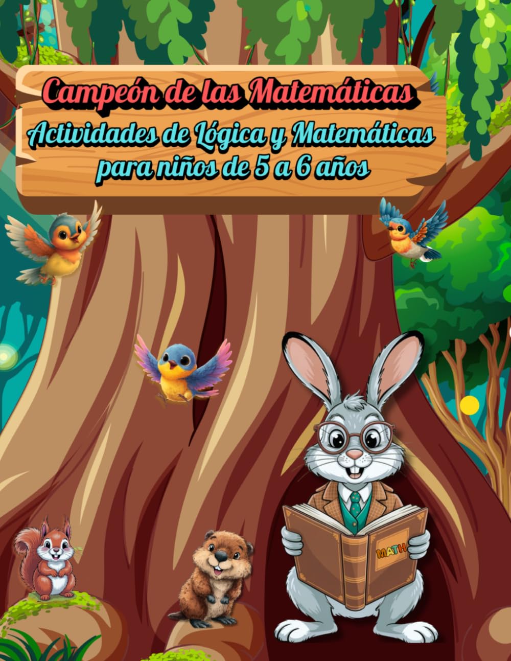 Campeón de las Matemáticas: Actividades de Lógica y Matemáticas para niños de 5 a 6 años