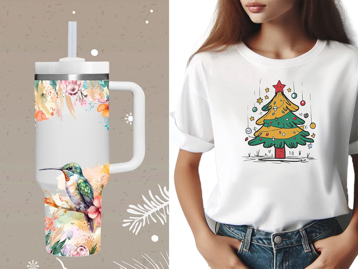 AMZUShome 40 OZ Hummingbird Tumbler with Handle.Hummingbird Lover Gifts.Unique Birthday Christmas Gifts for Hummingbird Lover.Personalized 40 OZ Hummingbird Tumbler Gifts for Women Men. - Image 6