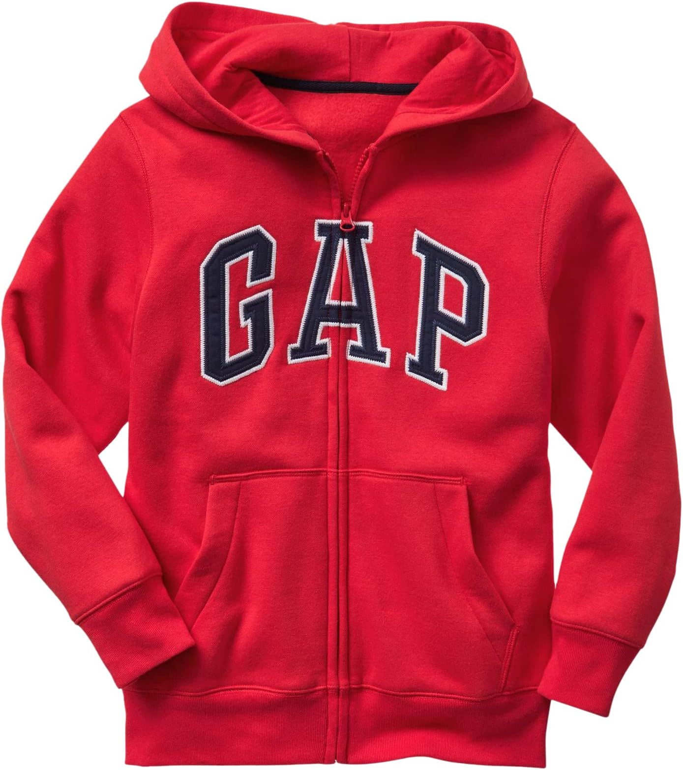 boys Logo Hoodie Hooded Full Zip Sweatshirt