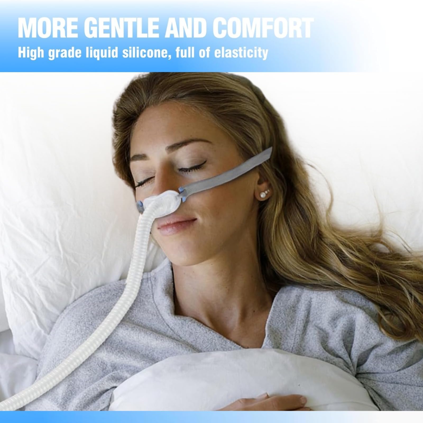 AirFit P10 - Cuscino nasale di ricambio per AirFit P10, facile da sostituire (M, confezione da 2)