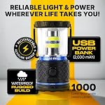 LUXPRO LP1512 Dual-Power Lantern