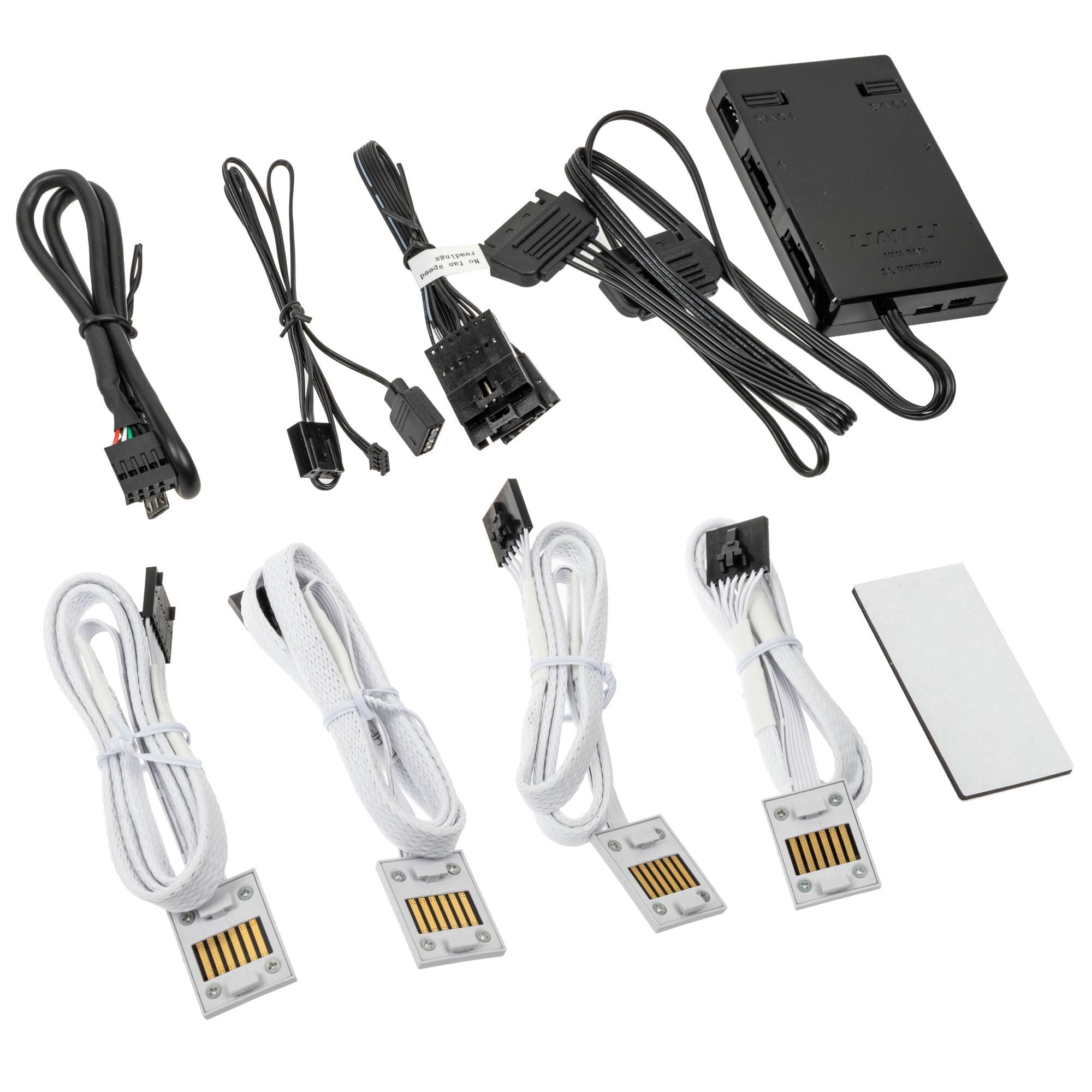 Lian Li White Uni Hub Sl-Inf L-Connect 3 Controller - | Compatible With Uni Fan Sl120/Sl140 Fans