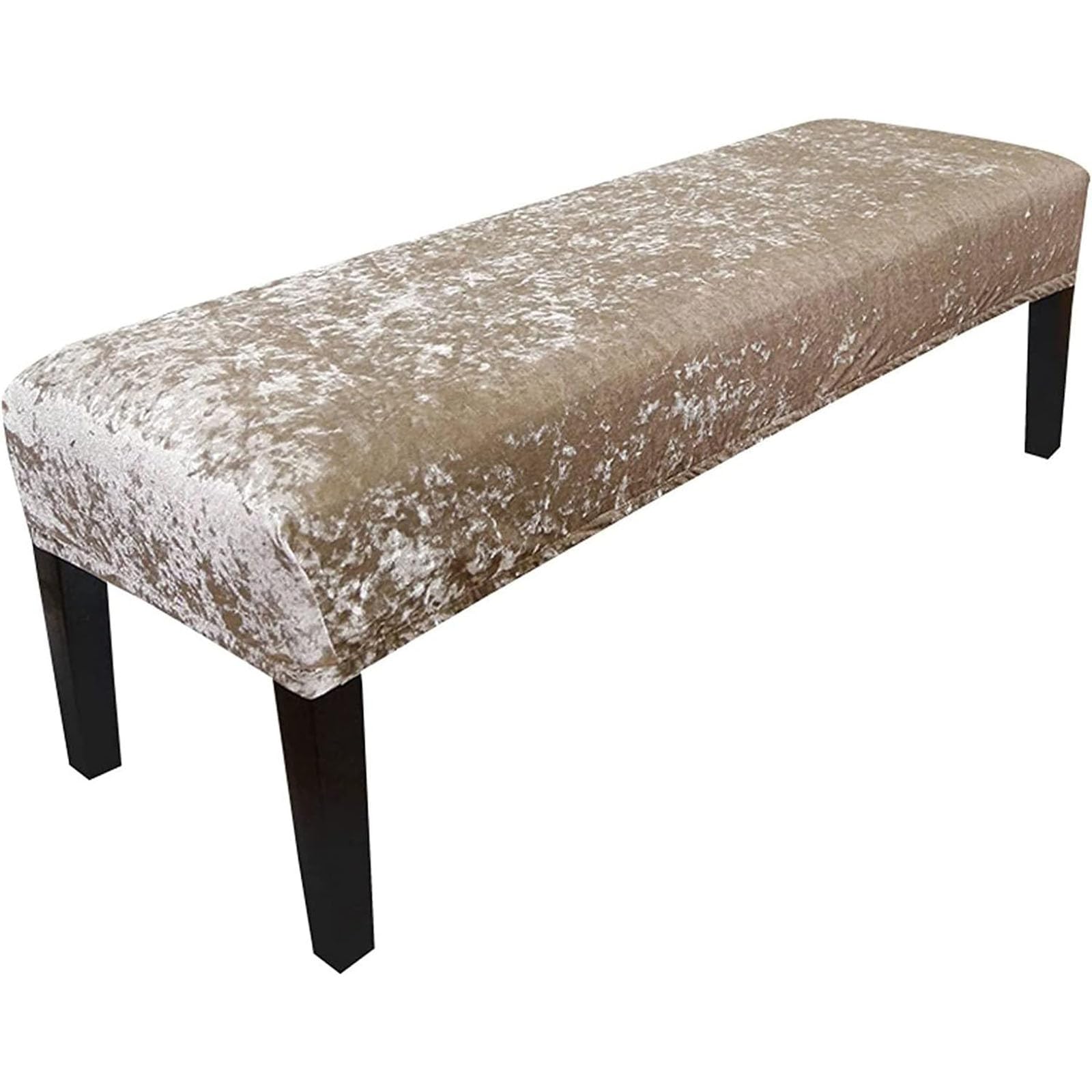 Leomix Copri Panca In Velluto Elasticizzato - 2 Pezzi, Lavabili, Adatti Per Panca Da Pranzo 107-137 Cm, Protezione Anti-macchia - 3