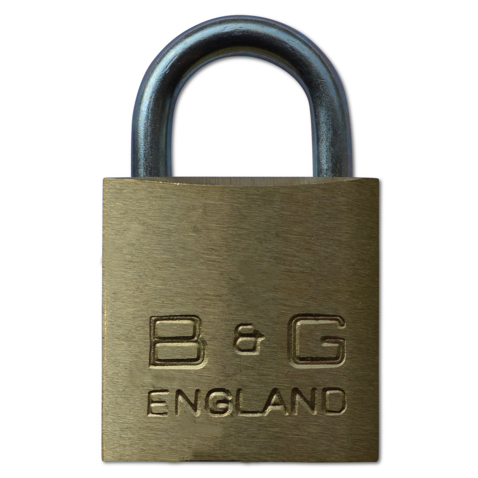 B&G Warded Brass Open Shackle Padlock - Steel Shackle - 32mm KA `D4` - D101