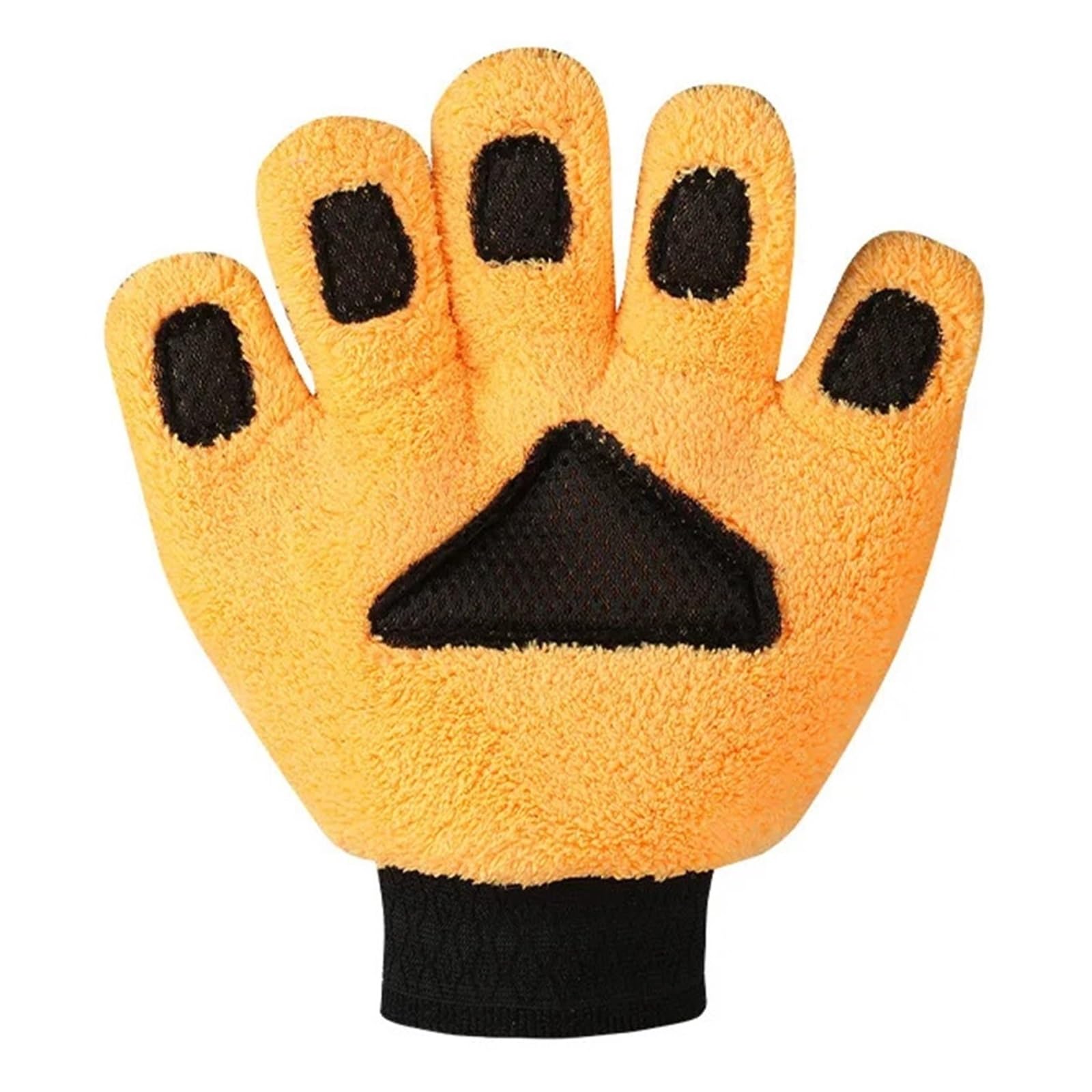 DYYEUAVT 2Pcs Double-Sided Microfiber Car Wash Glove, Thick Five-Finger Mitt For Automotive Cleaning