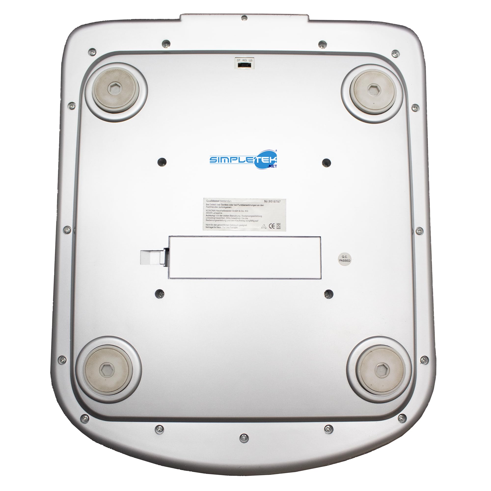 SIMPLETEK - Báscula de baño Med Pro 3 en 1 de 150 kg con placa de masaje | 9518787 Accesorios no incluidos (reacondicionado)