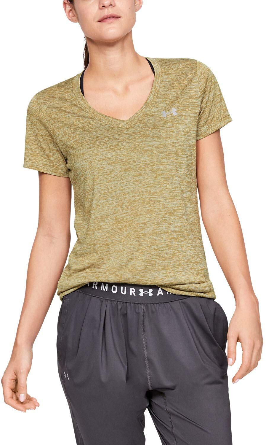 Under Armour Women's UA Tech™ Twist V-Neck Short Sleeve Tech SSV- Twist Mujer (Pack de 1) — view 149