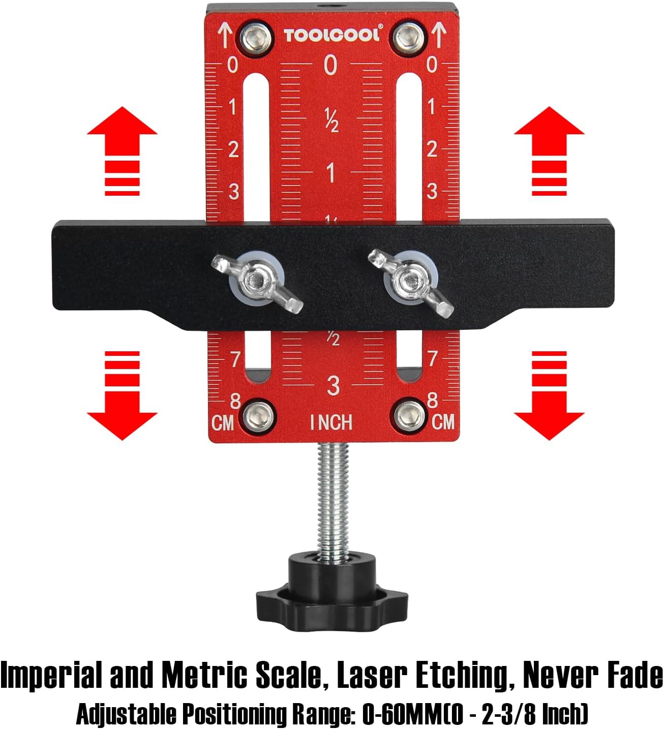 TOOLCOOL Cabinet Door Installation Positioner Installation Jig Tool Aluminum Alloy Cabinet Door Mounting Jig Help for Hanging Cabinet Doors - Image 3