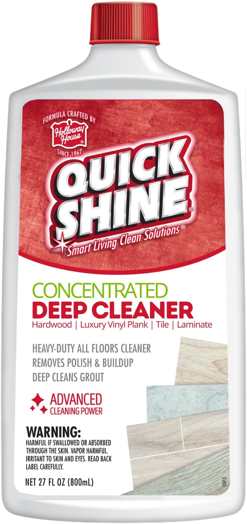 Multi Surface Deep Floor Cleaner and Remover 27oz | Removes Wax Build-Up, Revitalizes Floors & Cleans Grout | Use on Hardwood, Laminate, LVT, Tile and Stone | Pro-Level Cleaning