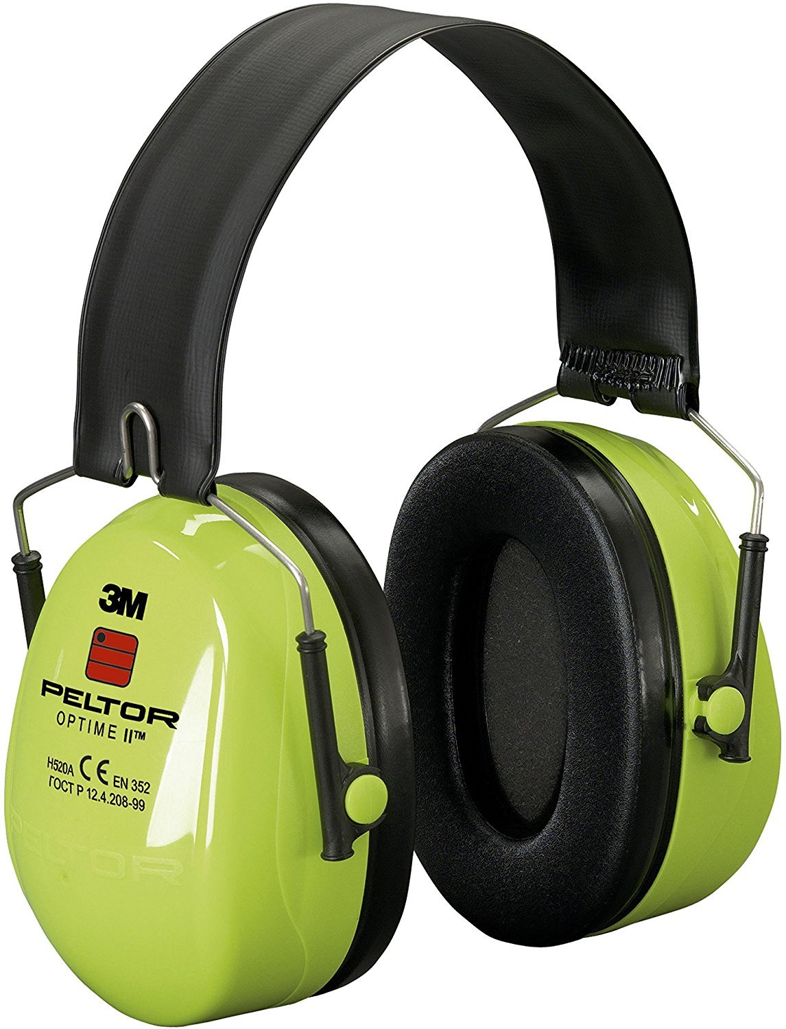 3M PELTOR Optime II nauszniki, 31 dB, Hi-Viz, składane, H520F-460-GB