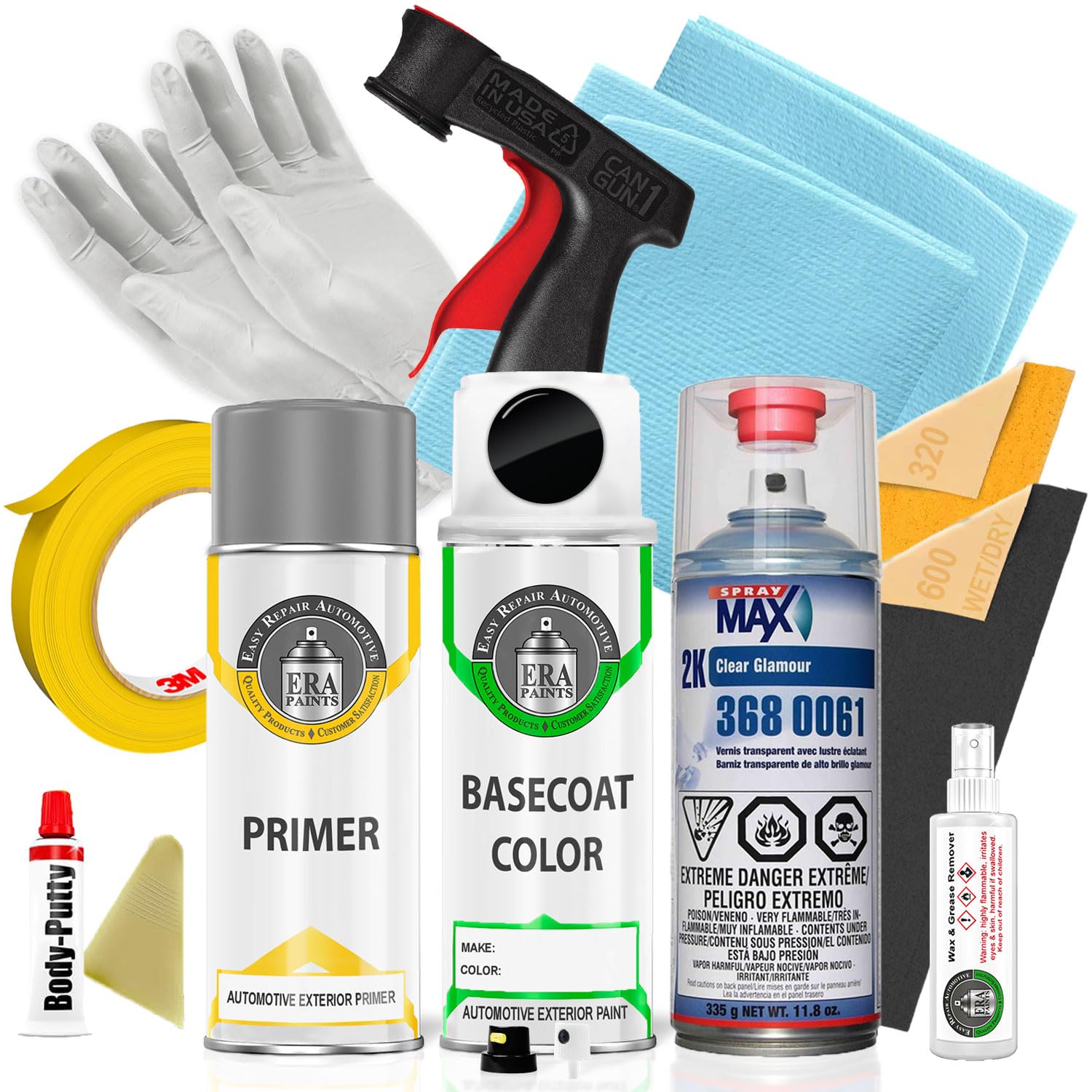 Amazon.com: ERA Paints WA8555/GBA - Black for GMC Exact Match