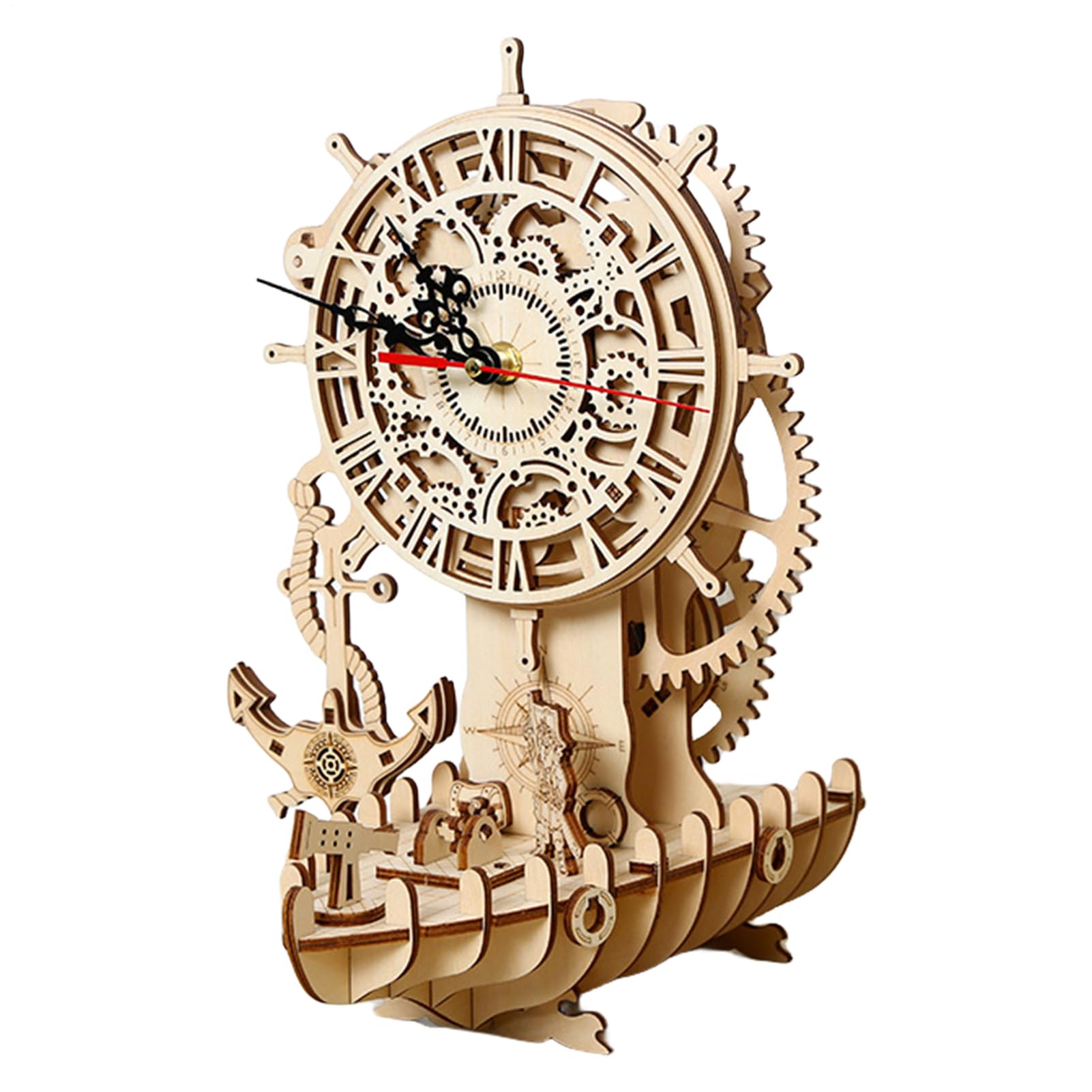 Puzzle 3D-watch puzzle puzzle puzzle in legno, orologio artistico