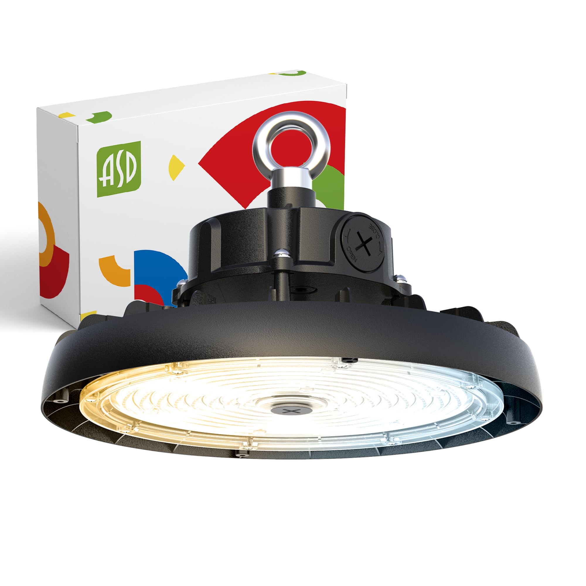ASD LED High Bay UFO Light Fixture, Commercial Shop Lighting