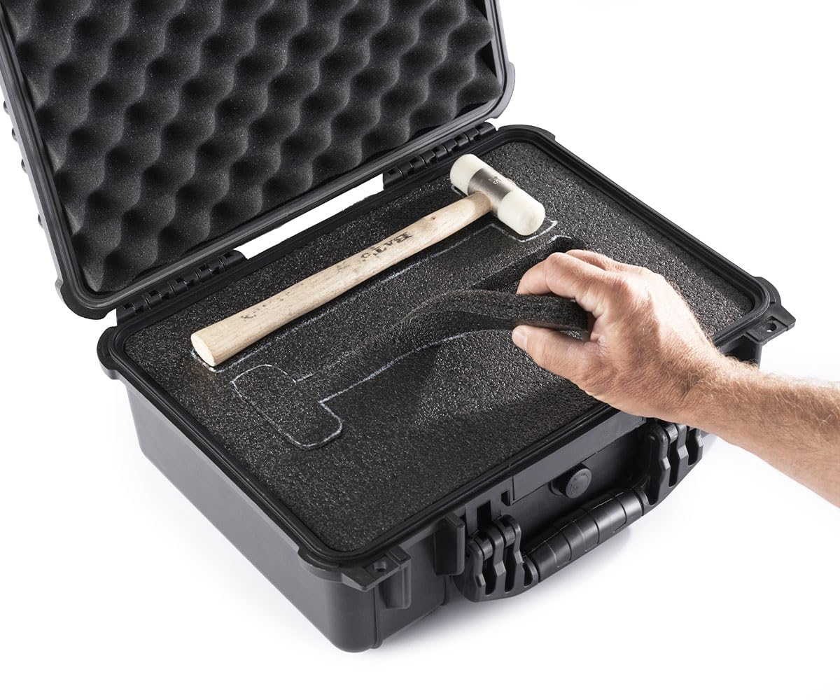 Apollo Case 6060 - Kamerakoffer mit Multilayer Schaumstoff, staubdichter, wetterfester Schutzkoffer, Outdoor Universalkoffer | IP67 | 45,4 x 32,5 x 16,7 cm (innenM.)