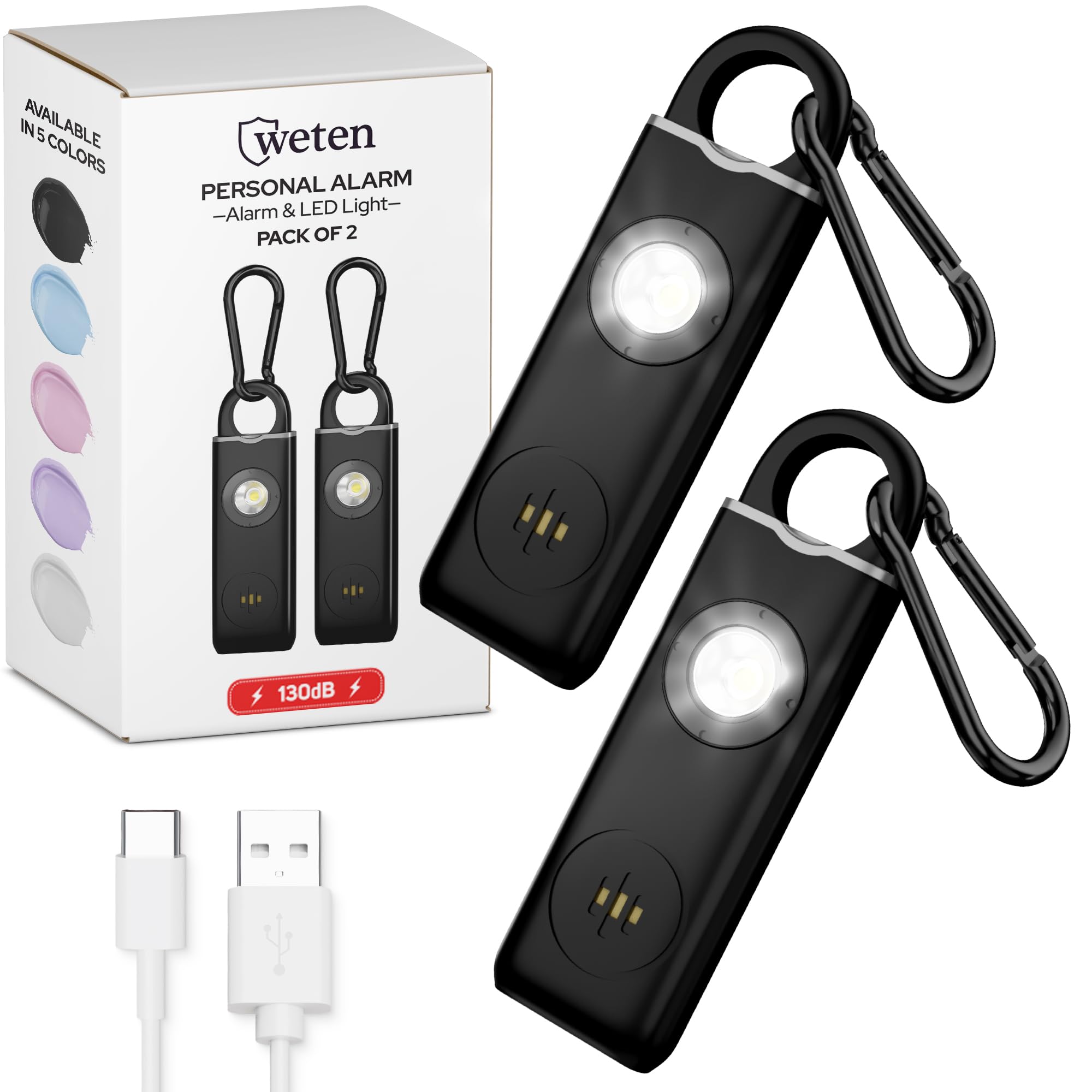 WETEN Personal Safety Alarm - horns and sirens | Mubboo