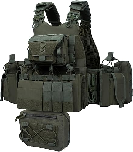 vAv YAKEDA Chaleco táctico militar de pecho para hombre