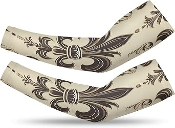 Sports Cooling Arm Compression Sleeves UV Sun Protection Arm Sleeves for Men Women Golf Arm Sleeves