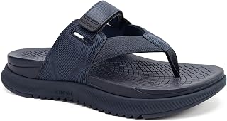 Mens Orthopedic Flip Flops Men's Walking Sandals with Arch Support Sport Recovery Sandal for Man size 7-14