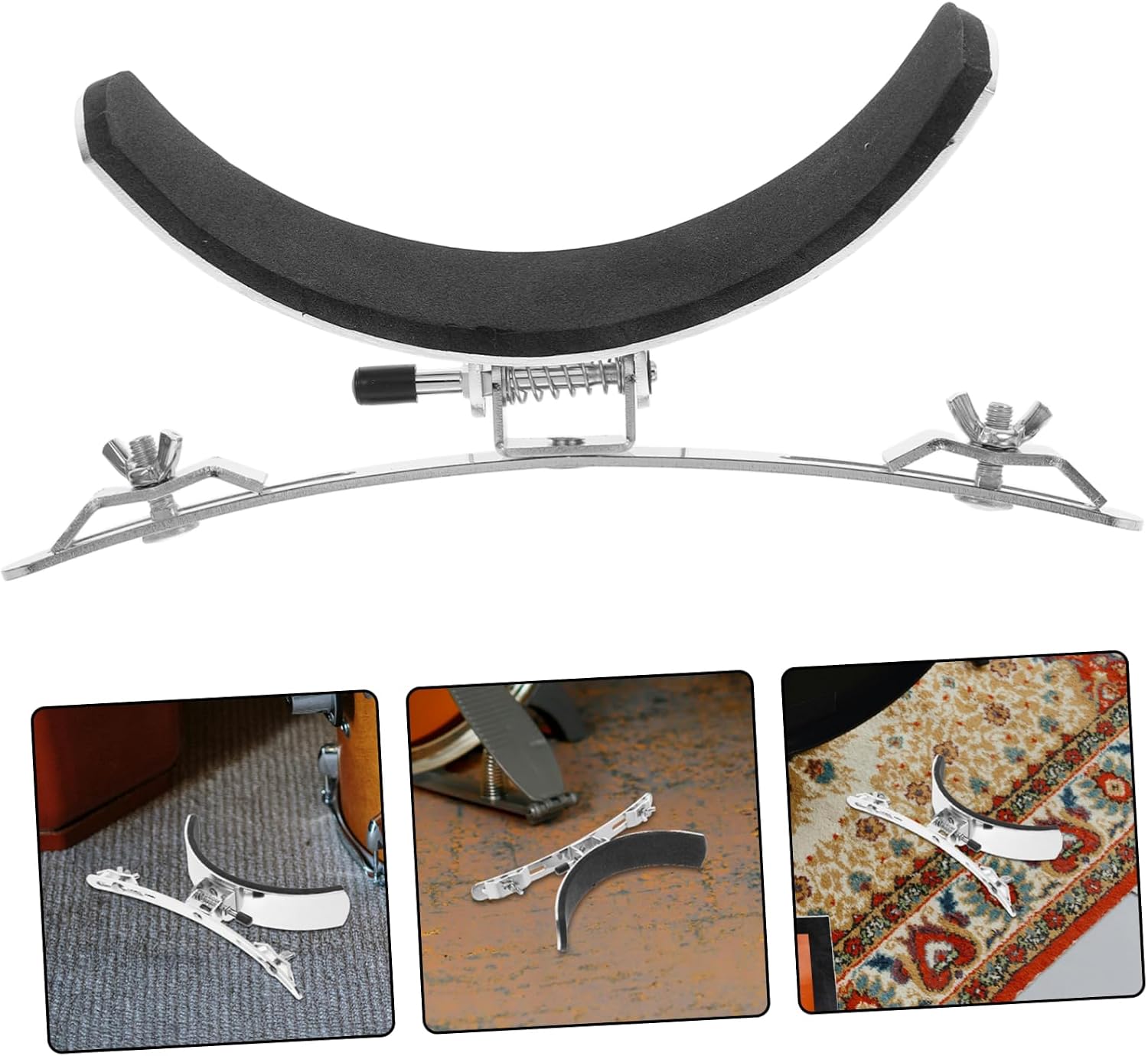 Toddmomy Snare Drum Metal Support Accessory Sturdy Drum Support Accessory for Marching