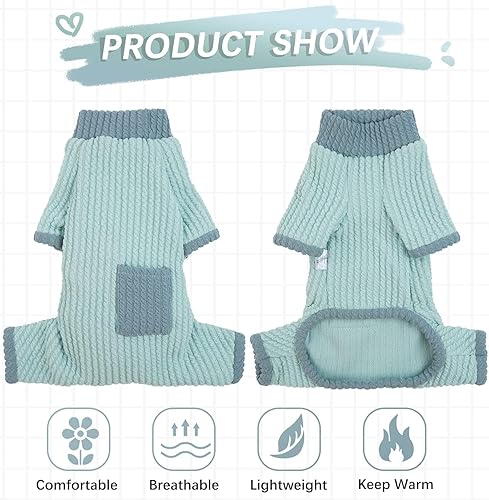 Miniatura 2 de DENTRUN Sphynx - Suéter de invierno cálido para gatos sin pelo, lindo suéter de alta elasticidad, camisas de gatito, transpirable, para ocio,