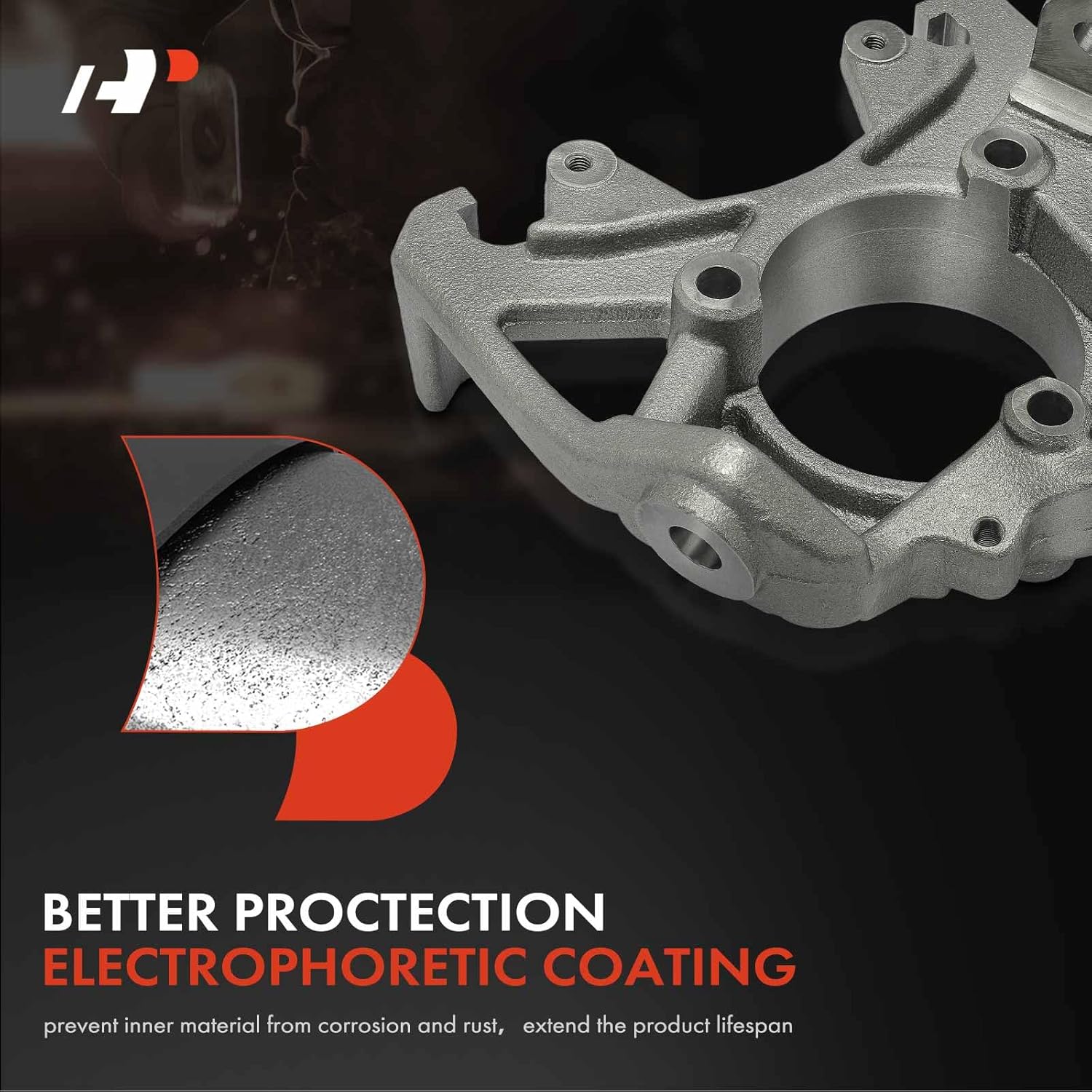 A-Premium 2x Front Suspension Steering Knuckle Compatible with Jeep Cherokee 1990-2001, Comanche 1990-1992, Grand Cherokee 993-1998, Wrangler 1990-1995/1997-2006, Wagoneer 1990