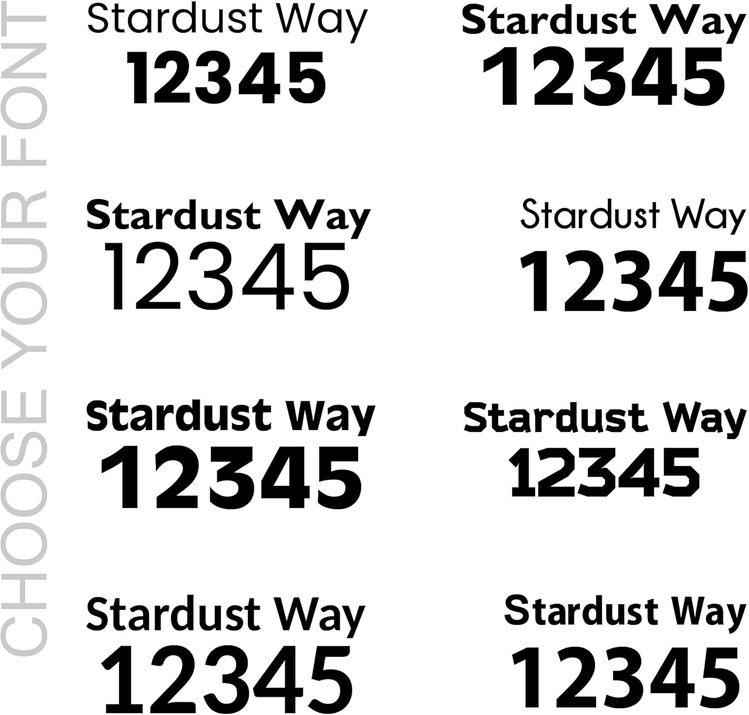 Personalized Mailbox Numbers Decal - Reflective Vinyl Sticker for House Address - Customizable Adress Decal for Ofice, Home, Apartment