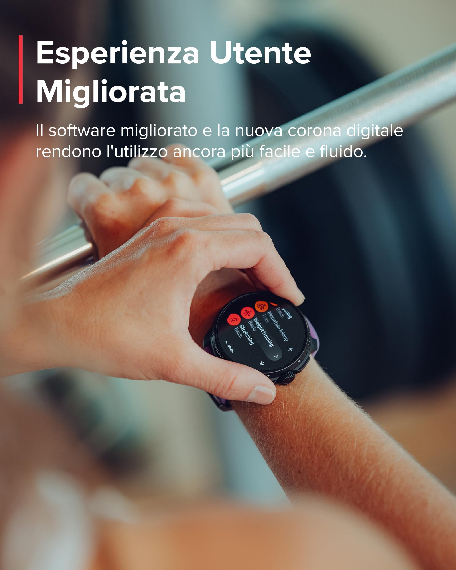 SUUNTO Race Orologio Sportivo Digitale Uomo, GPS Running Activity Tracker, Bi-Band GNSS, Offline Map, AMOLED Touch Schermo, Smartwatch Cardiofrequenzimetro Altimetro, 95+ Sports, Autonomia 26 Giorni