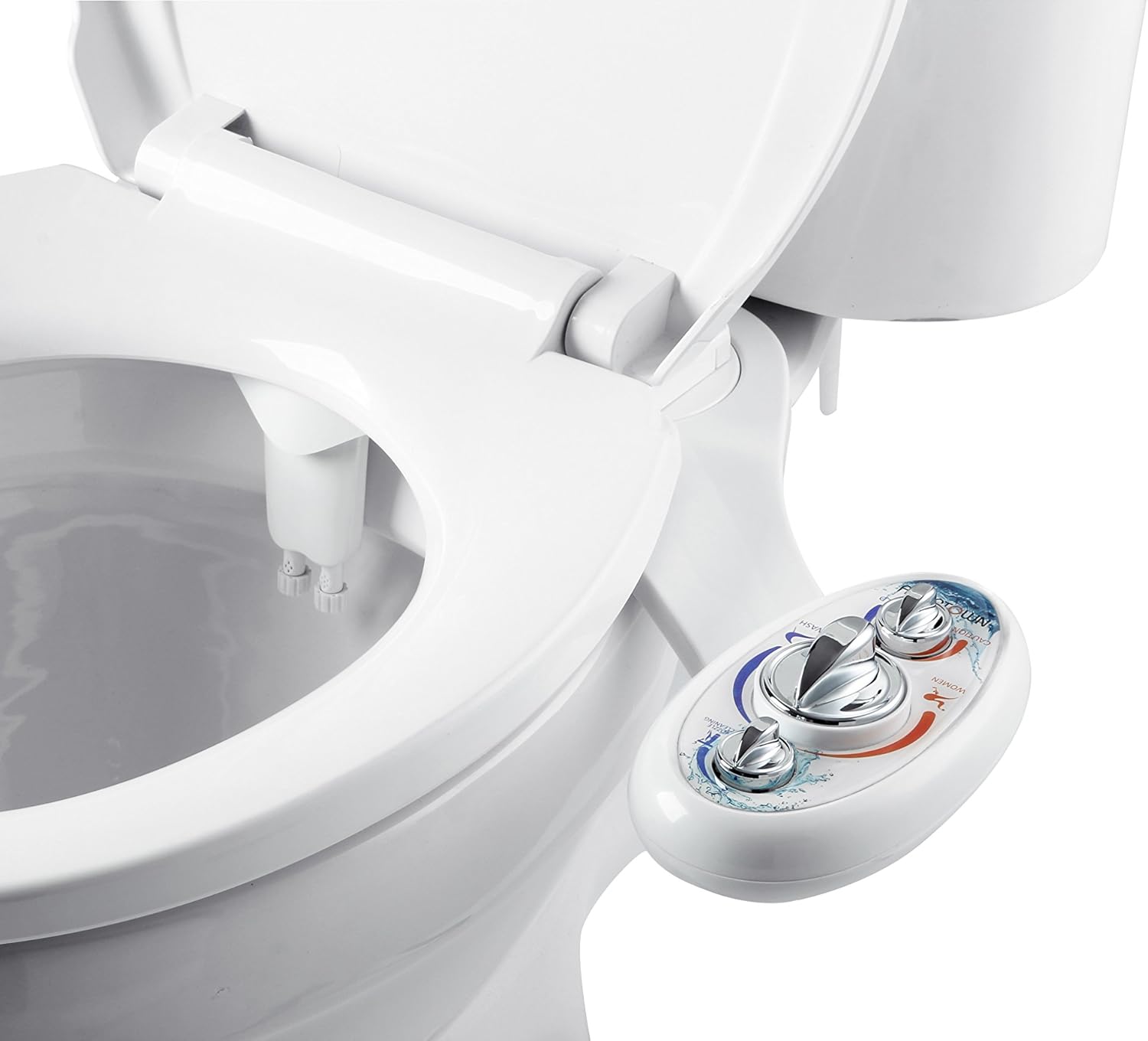 Amazon Co Jp Aquatown Alb9000dca 左手式電源不要の簡易シャワートイレ おしり洗浄器 ホーム キッチン