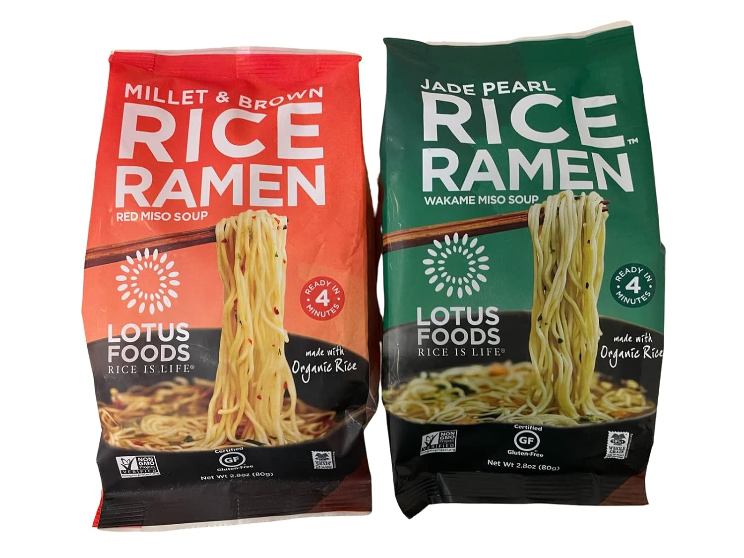 Rice Ramen Millet & Brown Rice and Jade Pearl Lotus