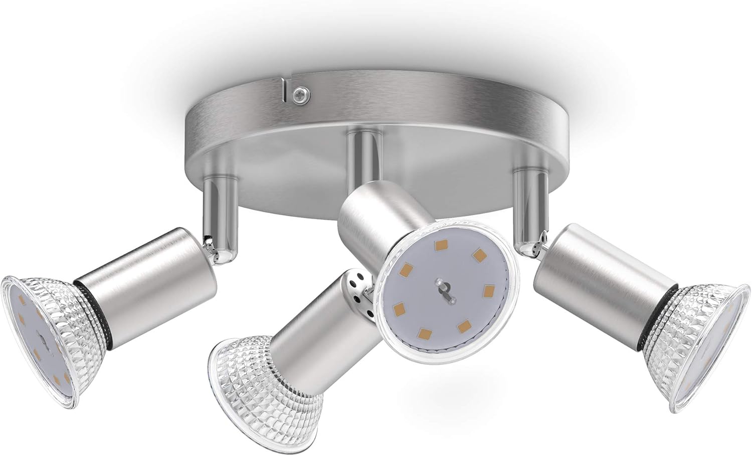 Faretto Led Gu10 Regolabile 360° - Plafoniera Moderna In Alluminio Oro Per Soffitto Faretto Soffitto Gu10 Regolabile - Foto 10