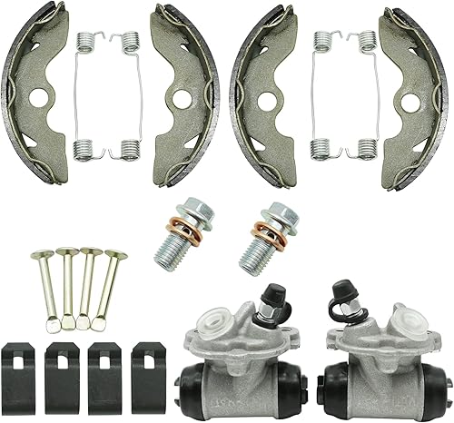 Miniatura 3 de M MATI Cilindros y zapatas de rueda de freno delantero para Honda FourTrax Recon 250 TRX250 1997-2021 (izquierda y derecha) TRX250TE/TRX250TM