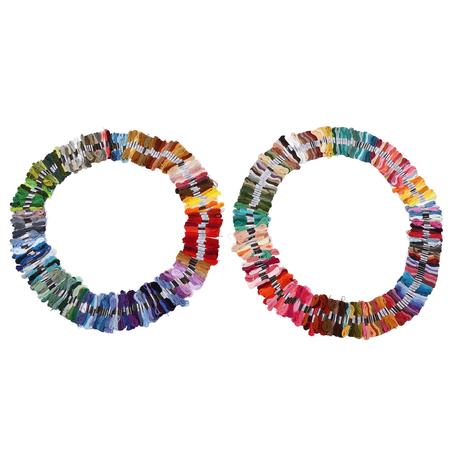 Hilo de bordar multicolor, suministros de costura de poliéster que no se decoloran, para hacer pulseras, hilos, muñecas, guantes