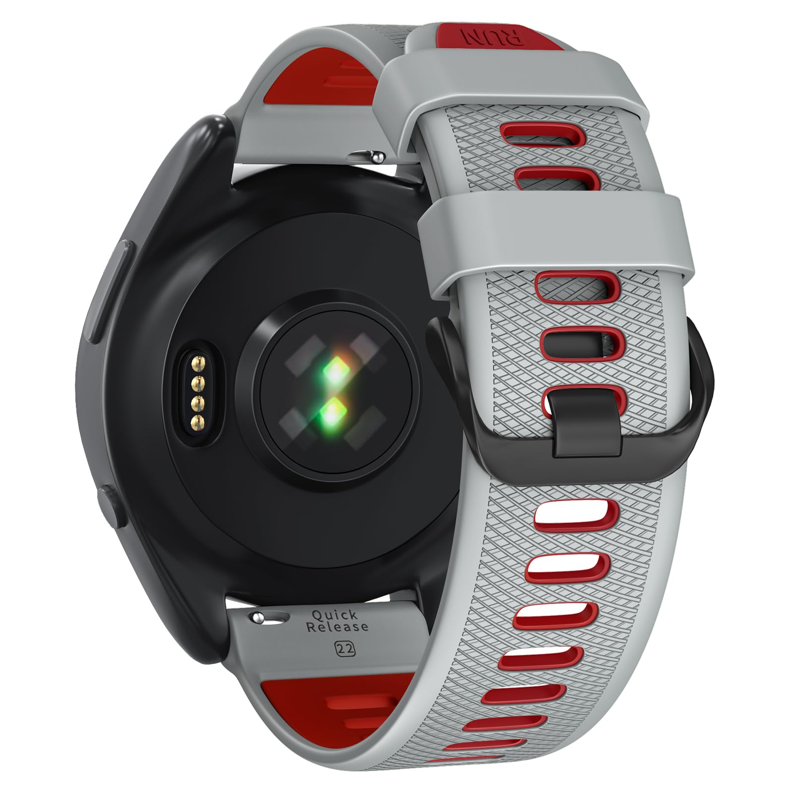 U-LIMVE Watch Band for Garmin Forerunner 265/Forerunner 255/Vivoactive 4/Venu 3/Venu 2, 22mm Quick Release Silicone Replacement Band