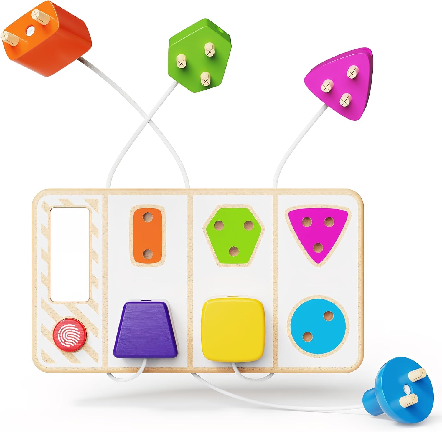 Montessori Toys for 1 Year Old, Baby Busy Board for Travel, Toddler Gifts