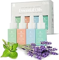 Vista 1 de Aceites esenciales 100% puros de esencia natural, poder curativo de la naturaleza con eucalipto, incienso, lavanda y menta