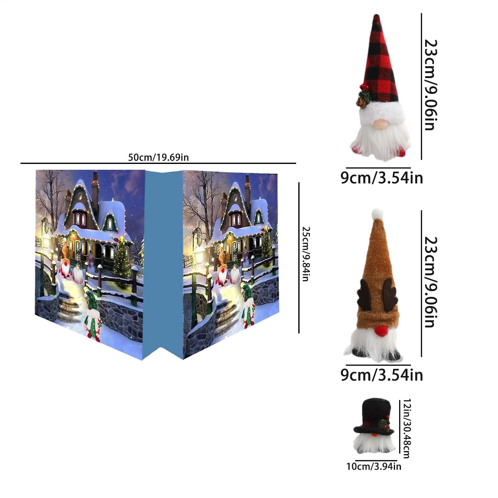 Weihnachts-Adventskalender Süße Weiche Leuchtende Plüschpuppen-Dekoration | 24 Boxen Weihnachtskristallpuppe Für Festtag, Wohnzimmer, Schlafzimmer, Sofa, Auto, Erwachsene und