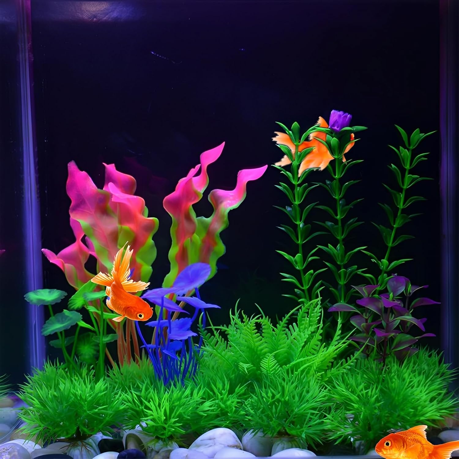 16 Stck Aquarium Pflanzen Knstlich Kunststoff Uganda | Ubuy