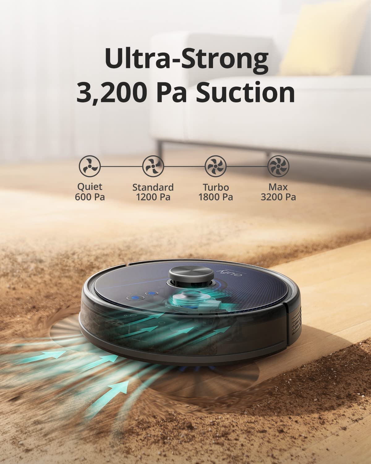 eufy RoboVac L35 Hybrid+ Robot Vacuum and Mop, Self Emptying, 60